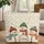 Winter Hat Scarf Snowmen Snowflakes Evergreen Christmas Gift Quilted Tote Bag - 1
