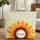 Sunflower Berries Floral Wreath Everyday Carry Gift Quilted Tote Bag - 1
