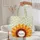 Sunflower Berries Floral Wreath Everyday Carry Gift Quilted Tote Bag - 5