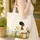 African Women Daffodil Tulip Garden Diamond Grid Personalized - Travel Essentials Gift Quilted Tote Bag - 4