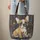 French Bulldog Puppy Patchwork Floral Appliqué - Everyday Carry Dog Lover Gift Quilted Tote Bag - 6