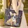 French Bulldog Puppy Patchwork Floral Appliqué - Everyday Carry Dog Lover Gift Quilted Tote Bag - 4