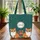 Ginger Cats Floral Garland Swirling Leaves - Everyday Carry Gift for Cat Lovers Quilted Tote Bag - 3