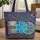 Steampunk Locked Diary Data Reel Neon Circuit - Everyday Carry Gift Quilted Tote Bag - 1