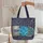 Steampunk Locked Diary Data Reel Neon Circuit - Everyday Carry Gift Quilted Tote Bag - 5