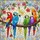 Tiffany Tropical Parrots Cockatoos Flowers - Wildlife Lover Home Decor Gift Stained Glass Suncatcher - 5