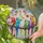 Tiffany Tropical Parrots Cockatoos Flowers - Wildlife Lover Home Decor Gift Stained Glass Suncatcher - 2