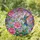 Hummingbird Pink Flower Rose Daisy Garden - Nature Lover Home Decor Gift Stained Glass Suncatcher - 1