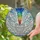 Multi-Faceted Heart Crystal Rainbow Strand Stained Glass Sky Mosaic Home Decor Gift Stained Glass Suncatcher - 2