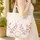Blooming Cherry Blossom Willow Calligraphy Name - Everyday Carry Gift Quilted Tote Bag - 4