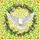 White Dove Flight Wreath Blossom - Wildlife Home Decor Gift for Bird Lover Stained Glass Suncatcher - 5