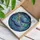 Humpback Whales Shimmering Ocean - Marine Life Admirer Home Decor Gift Stained Glass Suncatcher - 3