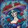 Calavera Woman Sombrero Red Roses Sugar Skull Drop Earrings - Home Decor Gift Stained Glass Suncatcher - 5