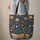 Black Cat Vintage Books Chrysanthemum Bellflower - Everyday Carry Cat Book Lover Gift Quilted Tote Bag - 6
