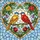 Two Birds Embrace Blooming Flowers Stained Glass - Home Decor Gift Stained Glass Suncatcher - 5