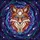 Ornate Jeweled Fox Head Crescent Moon Gem Celestial - Wildlife Lover Home Decor Gift Stained Glass Suncatcher - 5