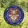 Ornate Jeweled Fox Head Crescent Moon Gem Celestial - Wildlife Lover Home Decor Gift Stained Glass Suncatcher - 1