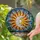 Crystal Crescent Moon Sunburst Prismatic Light Foliage Sky - Home Decor Gift Stained Glass Suncatcher - 2