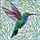 Hummingbird Sky Foliage Tiffany Stained Glass Home Decor Gift for Wildlife Lover Stained Glass Suncatcher - 5