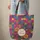 Patchwork Quilt Applique Flowers Storybook Hoop Decorative Border - Everyday Carry Gift Quilted Tote Bag - 6