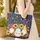 Garden Gnomes Pointed Hats Wildflowers Garden Scene Everyday Carry Gift for Garden Lover Quilted Tote Bag - 4
