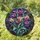 Blooming Tulips Foliage Flower Buds Botanical Mosaic - Housewarming Home Decor Gift Stained Glass Suncatcher - 1