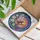 Fairy Woman Crescent Moon Floral Home Decor Gift for Fantasy Lovers Stained Glass Suncatcher - 3