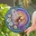 Fairy Woman Crescent Moon Floral Home Decor Gift for Fantasy Lovers Stained Glass Suncatcher - 2