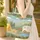 Rustic Camping Tent Campfire Camper Van Lake Scene - Everyday Carry Gift for Camping Lover Quilted Tote Bag - 4