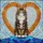 Maine Coon Cat Brown Tabby Green Eyes Heart Flowers Blue Mosaic - Cat Lover Home Decor Gift Stained Glass Suncatcher - 5