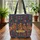 Three Horses Curved Name Scroll - Everyday Carry Gift for Horse Lover Quilted Tote Bag - 3