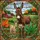 Majestic Brown Donkey Foal Cannabis Leaf Autumn Barn Landscape - Farmhouse Decor Gift Stained Glass Suncatcher - 5