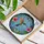 Iridescent Hummingbird Floral Stained Glass - Home Decor Gift for Wildlife Lover Stained Glass Suncatcher - 3