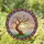 Ancient Cherry Blossom Tree Pink Blossoms Mosaic Sunset Waters - Home Decor Gift Stained Glass Suncatcher - 1