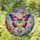 Stained Glass Iridescent Butterfly Dreamcatcher Floral Cloud Mosaic - Home Decor Gift Stained Glass Suncatcher - 1