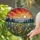 Panoramic Wildflower Meadow Mountains Sunrise Sunset - Home Decor Gift for Nature Lover Stained Glass Suncatcher - 2