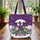 Majestic Purple Dragon Lily Pad Lotus Moon - Everyday Carry Fantasy Lover Gift Quilted Tote Bag - 3