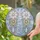 Iridescent Jewel Tone Floral Crystalline Gemstone Swirling Sky - Home Decor Gift Stained Glass Suncatcher - 2
