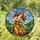 Golden Crown Lavender Wings Bee-Fairy Honeycomb Pot Stained Glass Mosaic Sky - Home Decor Gift Stained Glass Suncatcher - 1