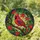 Majestic Cardinal Bird Tree Branch Maple Leaves - Home Decor Gift for Bird Lovers Stained Glass Suncatcher - 1