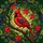 Majestic Cardinal Bird Tree Branch Maple Leaves - Home Decor Gift for Bird Lovers Stained Glass Suncatcher - 5