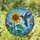 Hummingbird Sunflower Swirling Sky - Home Decor Gift for Wildlife Lover Stained Glass Suncatcher - 1