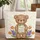 Teddy Bear Tulips Hyacinths Floral Wreath Everyday Carry Gift for Kids Quilted Tote Bag - 1