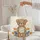 Teddy Bear Tulips Hyacinths Floral Wreath Everyday Carry Gift for Kids Quilted Tote Bag - 5