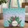 Lily of the Valley Vintage Books Bellflower Wreath Everyday Carry Gift for Book Lover Quilted Tote Bag - 1