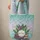 Lily of the Valley Vintage Books Bellflower Wreath Everyday Carry Gift for Book Lover Quilted Tote Bag - 6