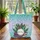 Lily of the Valley Vintage Books Bellflower Wreath Everyday Carry Gift for Book Lover Quilted Tote Bag - 3