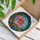 Pink Lily Flower Golden Stamen Mosaic Water Tessellation - Home Decor Gift for Plant Lover Stained Glass Suncatcher - 3