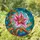 Pink Lily Flower Golden Stamen Mosaic Water Tessellation - Home Decor Gift for Plant Lover Stained Glass Suncatcher - 1