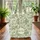 Vintage Botanical Wreath Fern Fronds Berry Branches - Everyday Nature Carry Gift Quilted Tote Bag - 3